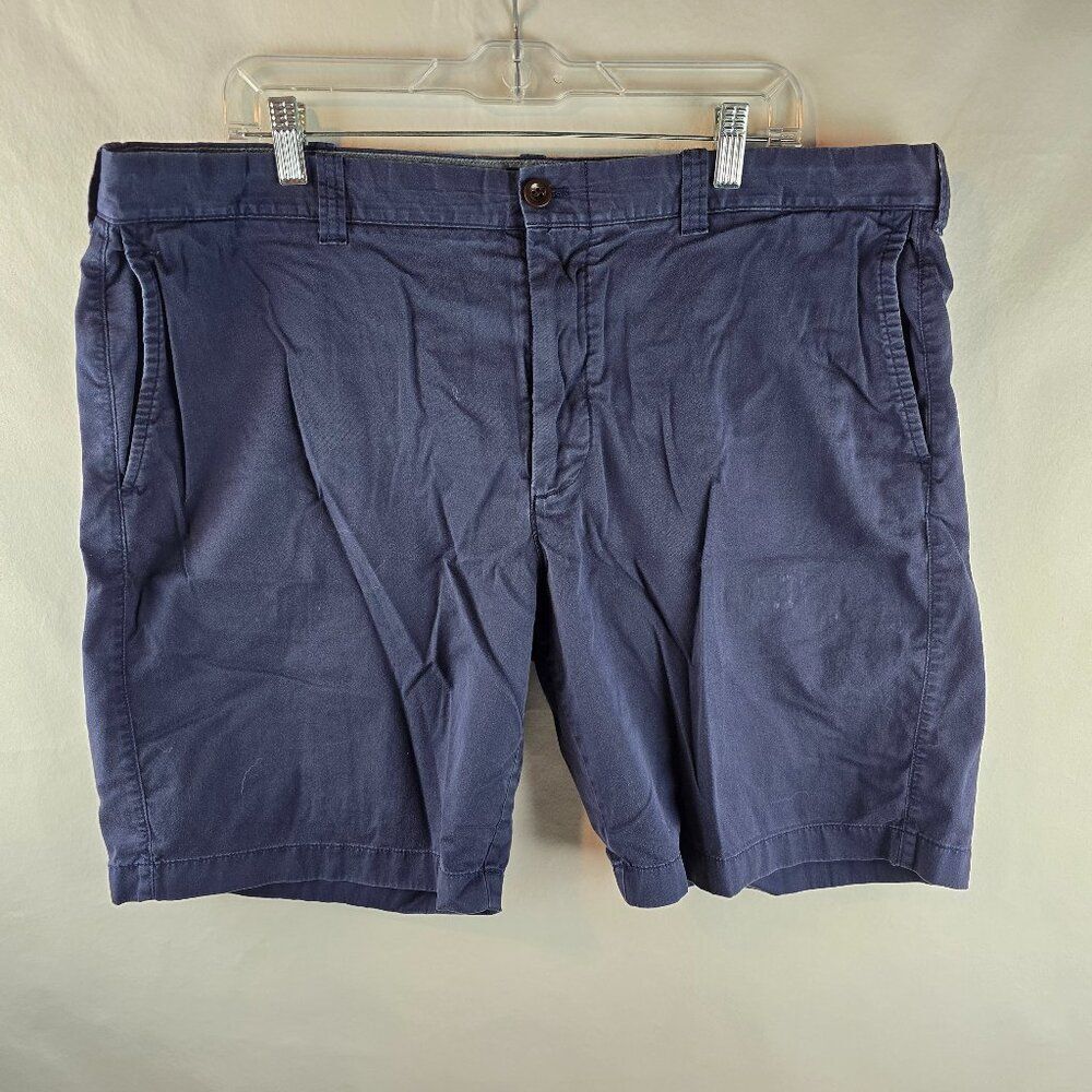 J Crew Shorts Mens 40 Blue Chino Summer Preppy Stretch 9" Inseam Casual Classic